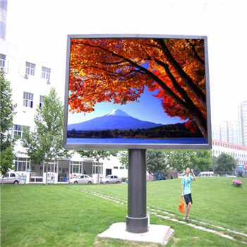 Rain Proof Large Outdoor LED Signs , LED Commercial Signs Low Power Consumption